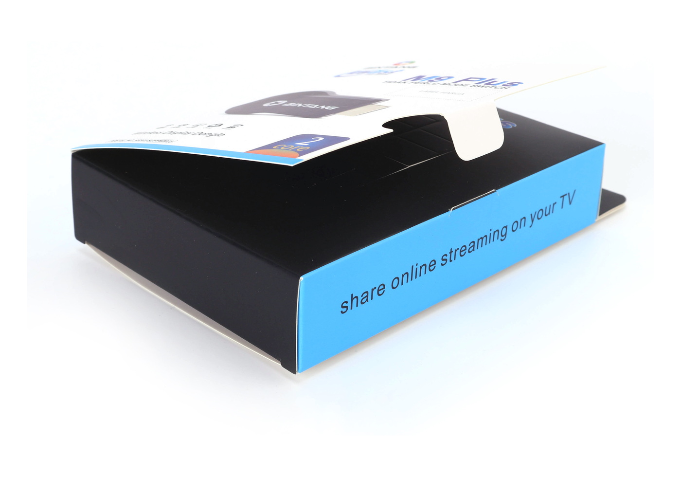Open tuck end folding carton sample